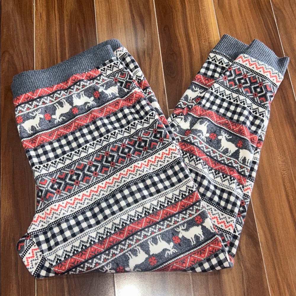 Large Cuddl Duds knit lounge leggings